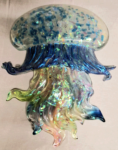 Sparkle Jellyfish New Handcrafted 3D Acrylic Art Piece